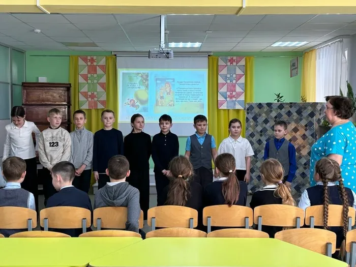 Ребята выполняли задания