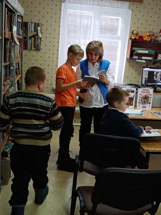 Дети познакомились с книгами