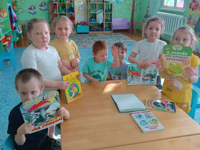 Дети познакомились с книгами