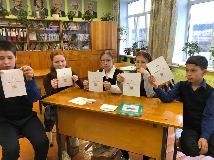 Дети выполняли интересные задания