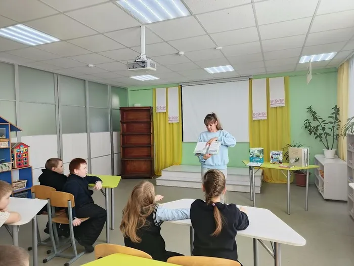 Дети познакомились с книгами