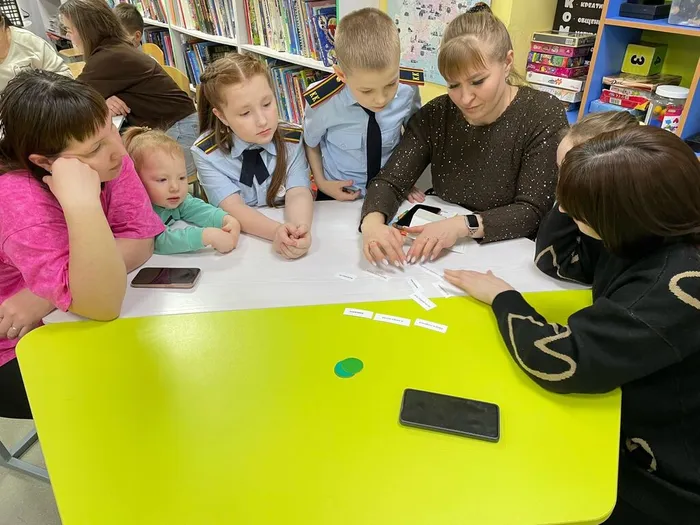 Дети выполняли интересные задания