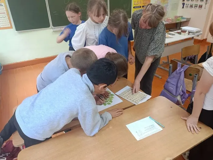 Дети выполняли интересные задания