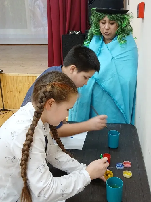 Дети выполняли различные задания