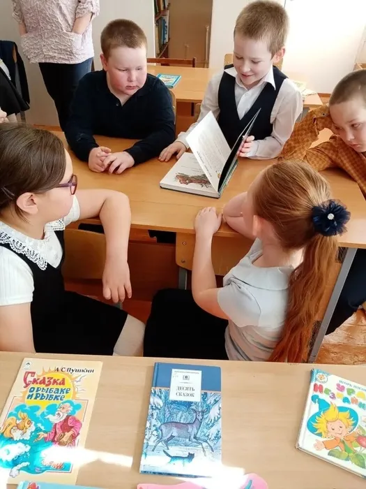 Дети познакомились с книгами