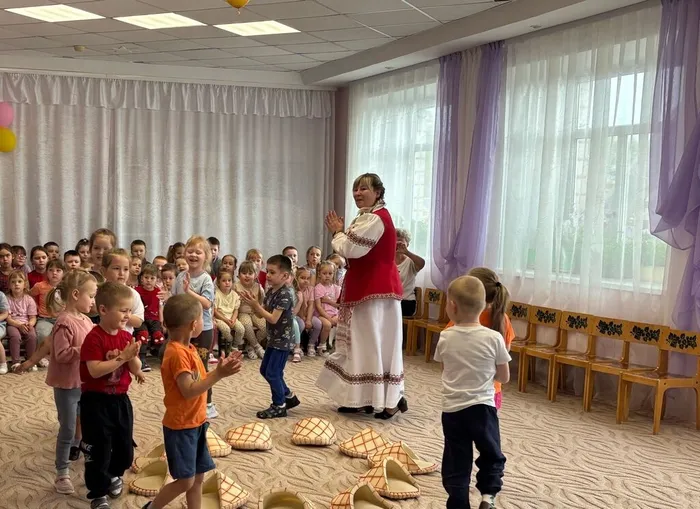 Дети приняли участие в играх