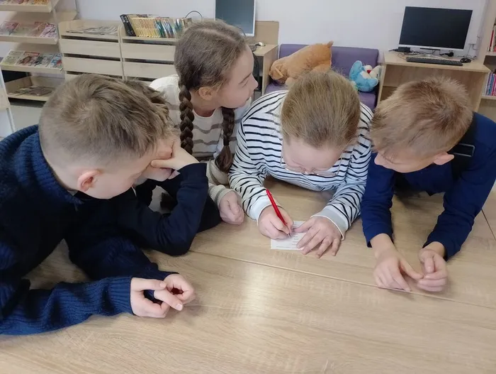 Дети выполняли интересные задания