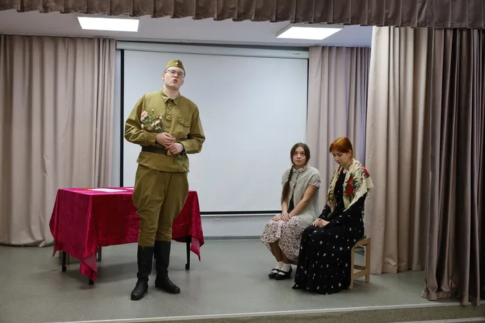 Герои произведений оживали на сцене салона «Душа» благодаря ученикам Увинской школы № 4 и сотрудникам Увинской районной библиотеки