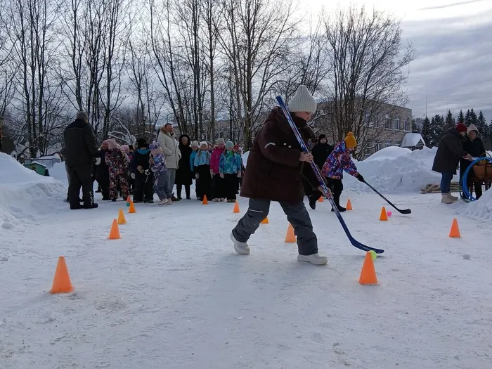 Гости участвовали в подвижных играх
