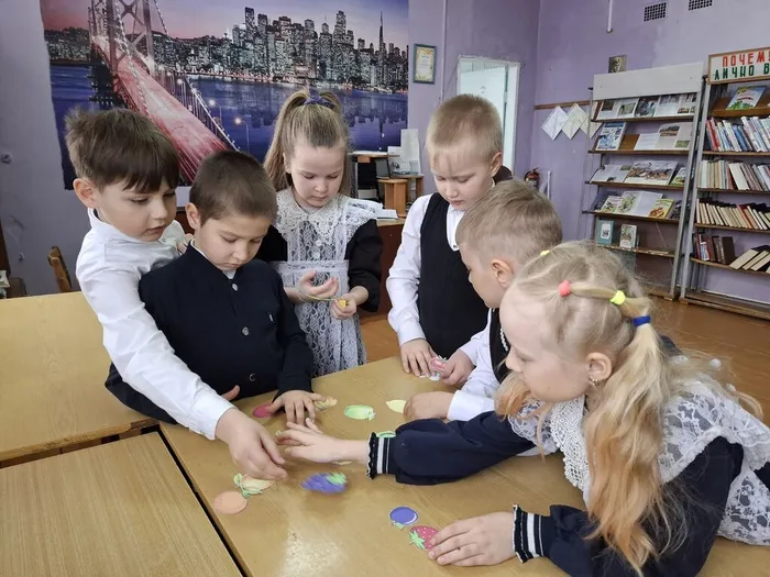 Дети выполняли интересные задания