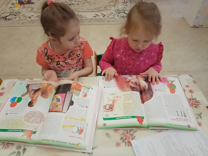 Дети познакомились с книгами