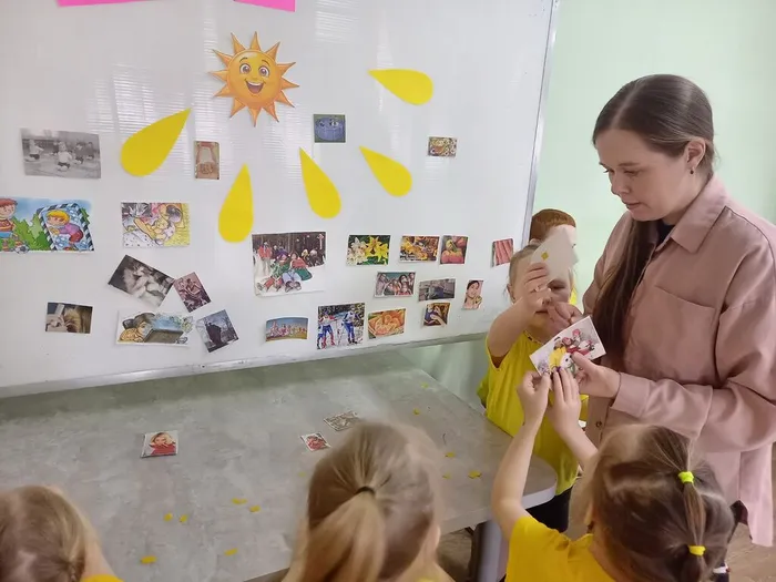 Дети автивно отвечали на вопросы