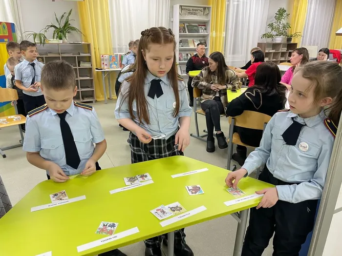 Дети выполняли интересные задания