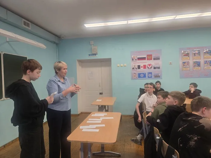 Ребята выполняли задания