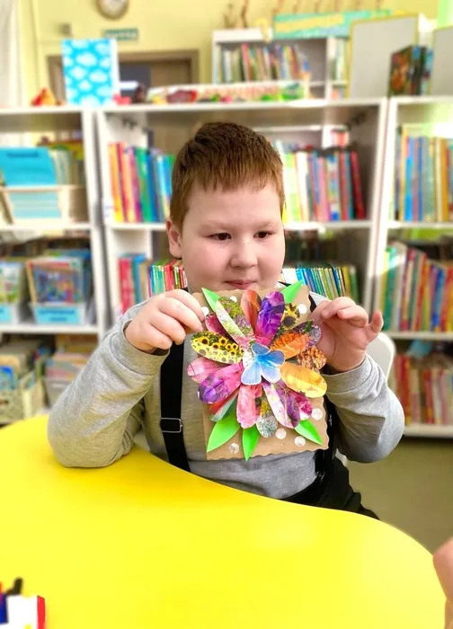 Вот такие чудесные работы получились у ребят