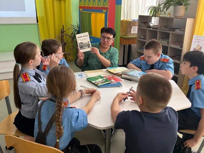 Ребята познакомились с книгами