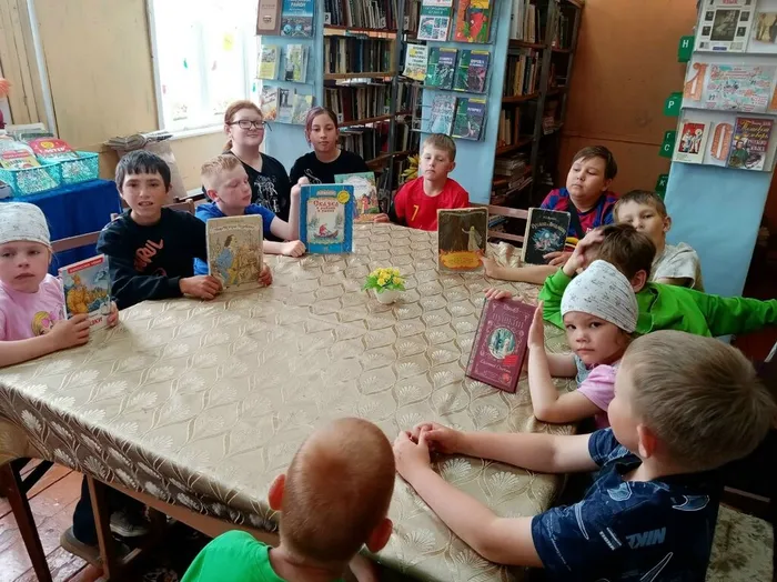 Дети познакомились с книгами