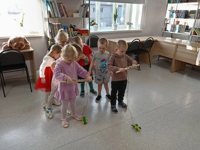 Дети с удовольствием приняли участие в играх