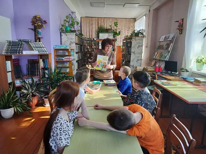 Дети познакомились с книгами