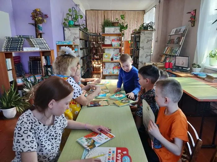 Дети познакомились с книгами