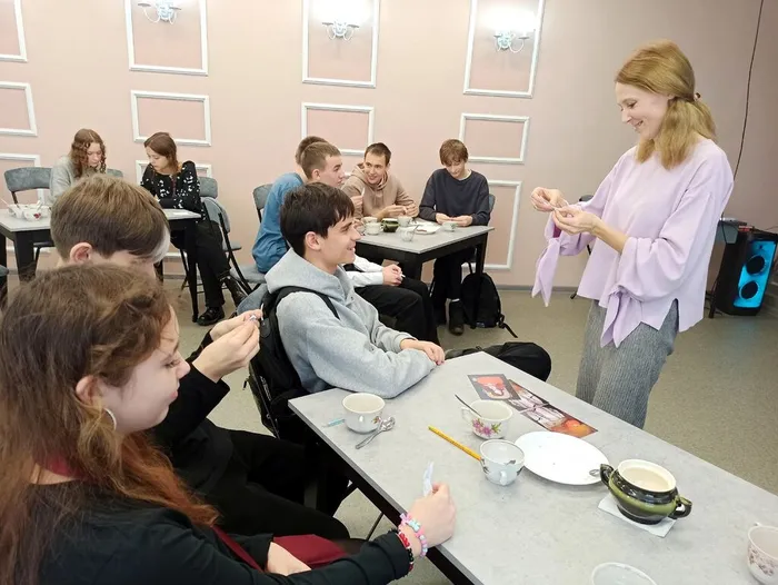 Участники мероприятия сделали оригами с желанием