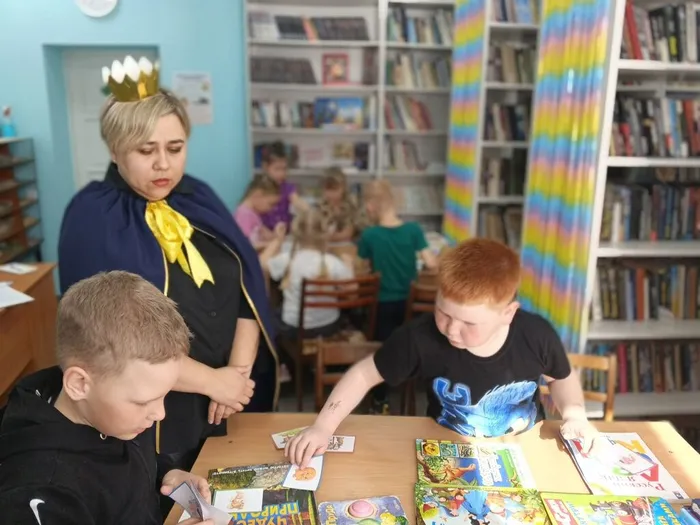 Дети выполняли задания