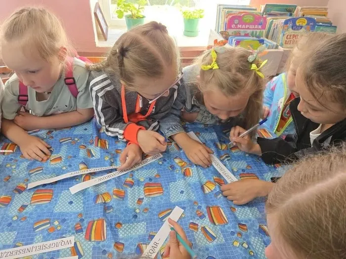 Дети участвовали в играх