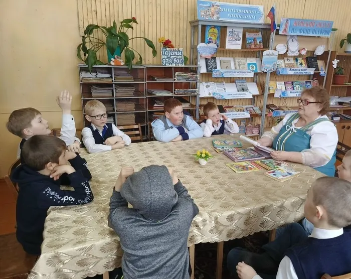 Ребята познакомились с книгами