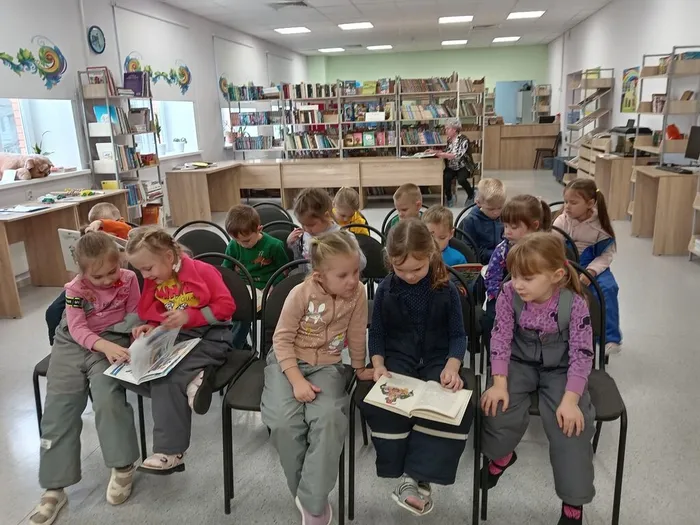 Дети познакомились с книгами