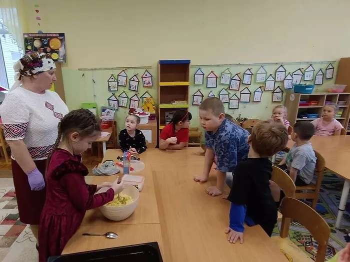 Дети были увлечены процессом готовки