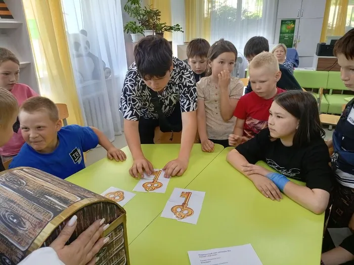 Дети выполняли интересные задания