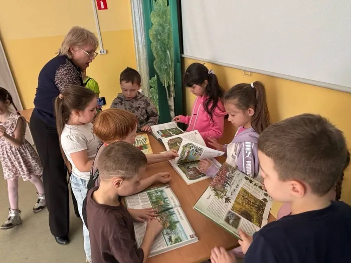 Дети познакомились с книгами