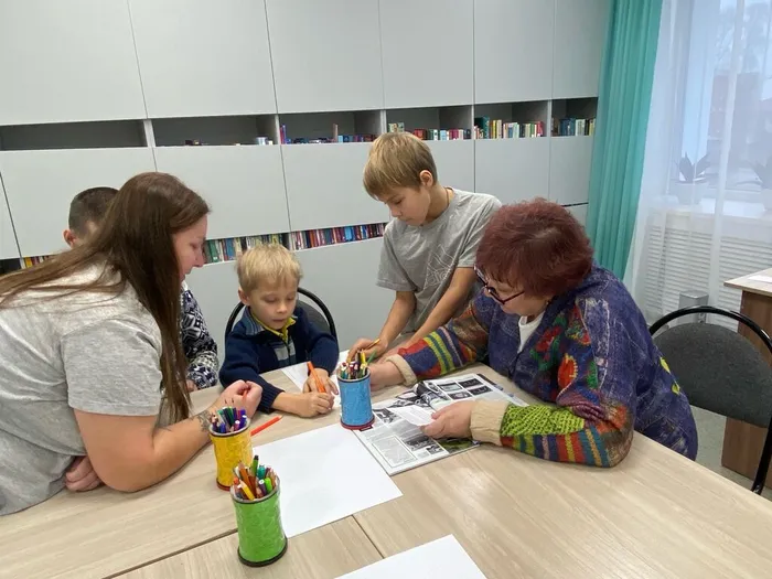 Семьи выполняли различные задания