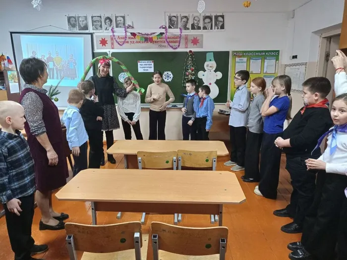 На встрече с ребятами беседовали о традициях встречи Нового года