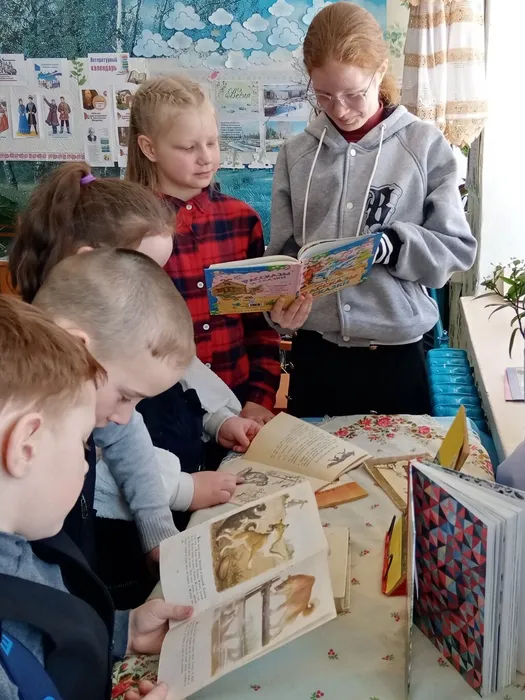 Дети познакомились с книгами