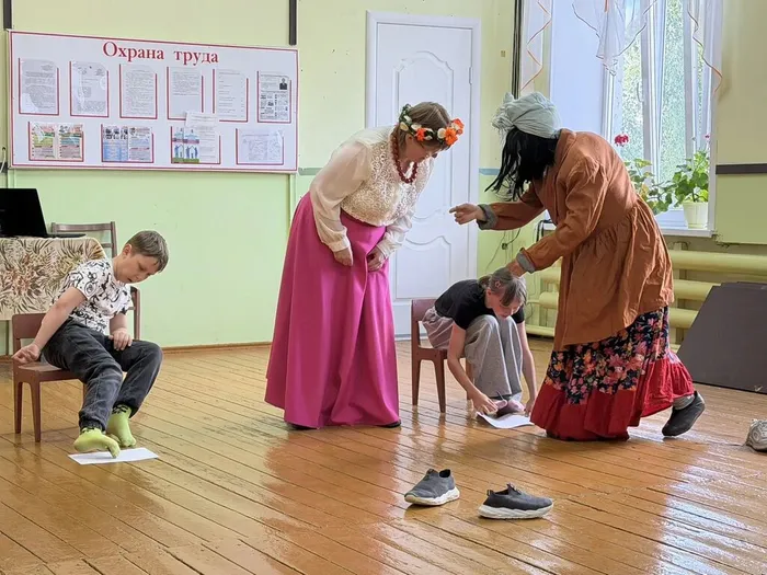 Дети приняли участие в играх