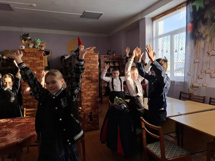 Дети выполняли задания