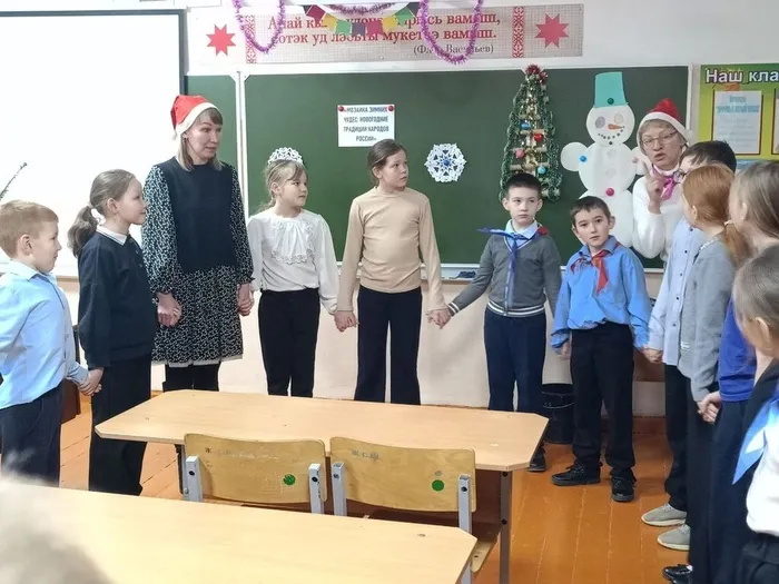 На встрече с ребятами беседовали о традициях встречи Нового года