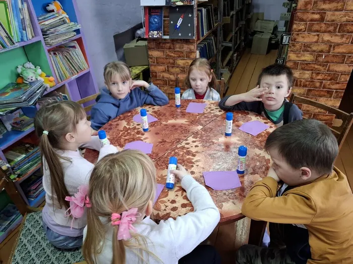 Ребята с воодушевлением подошли к изготовлению поделки