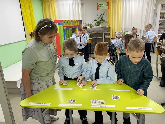 Дети выполняли интересные задания