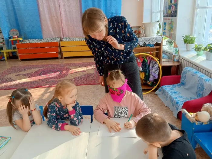 Дети выполняли интересные задания