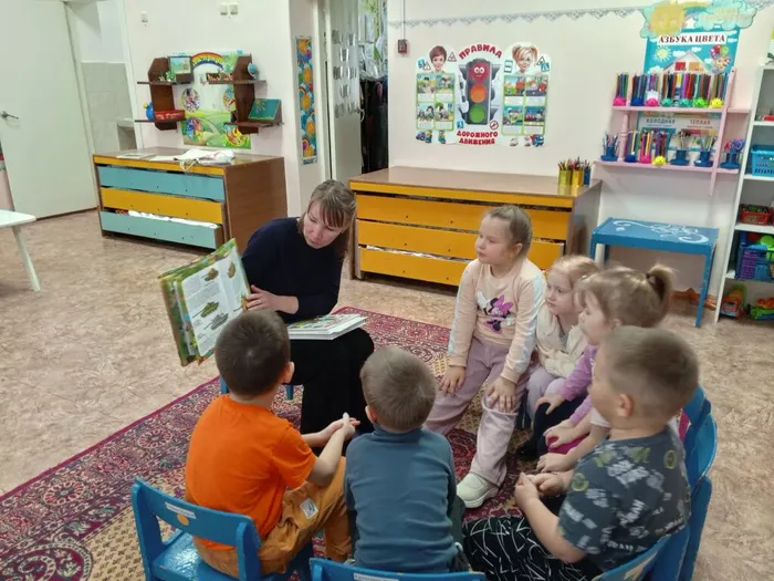 Дети познакомились с книгами