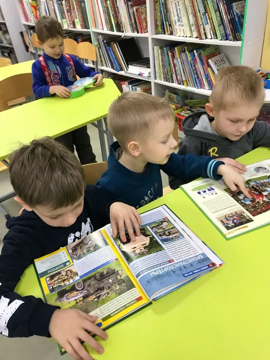 Дети познакомились с книгами