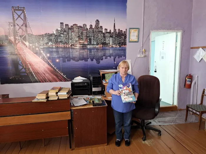 Библиотекарь познакомила детей с книгами