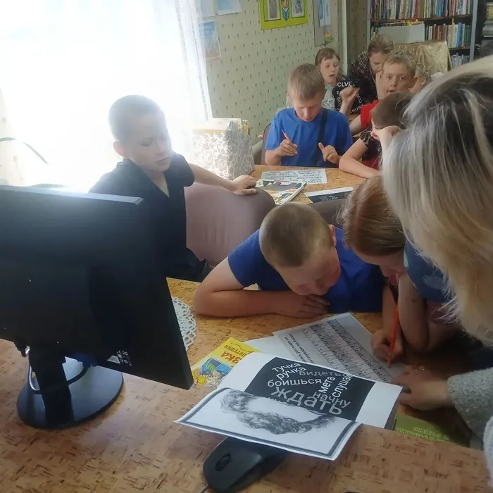 Дети выполняли задания